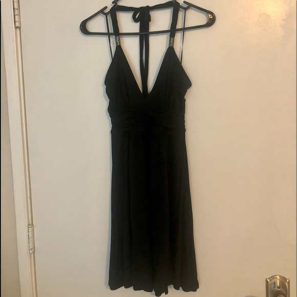 Black halter Express dress Size XS - Picture 1 of 4